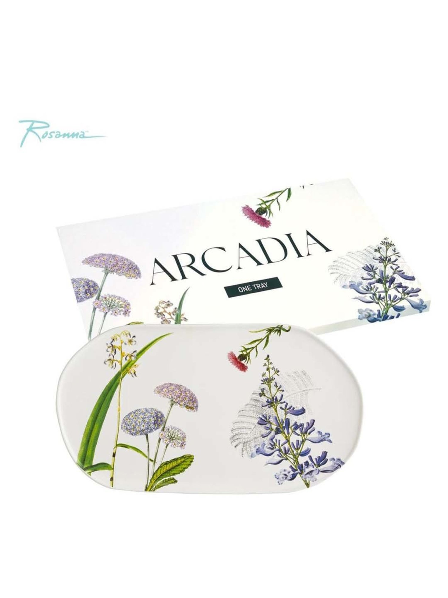 Rosanna Multi Medium Floral Print Tray