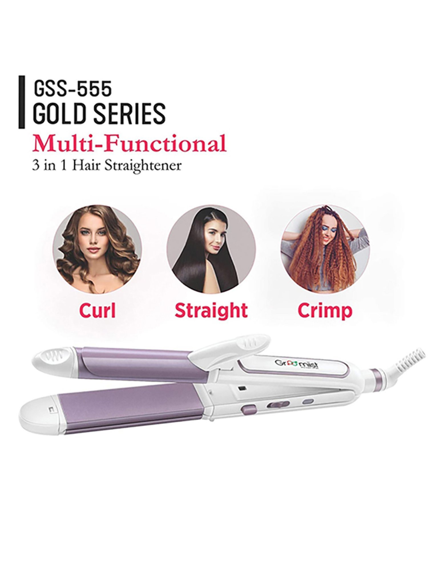 HNK Frizz Hair Crimper (Green)