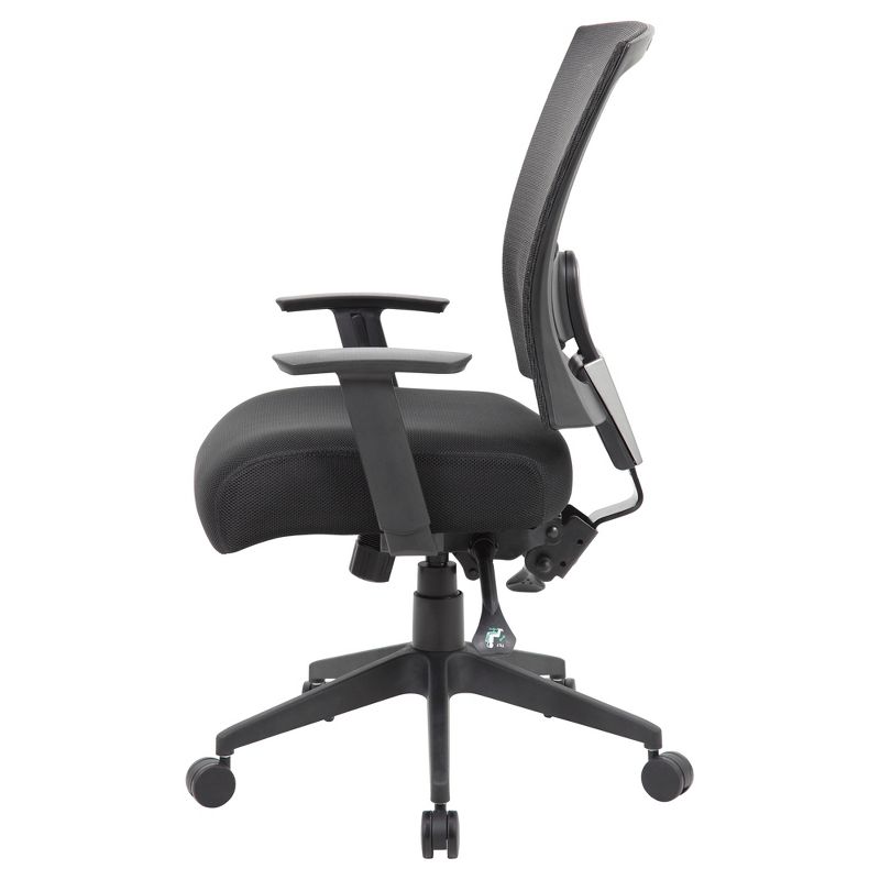 Multi - Function Mesh Back Chair Black - Boss