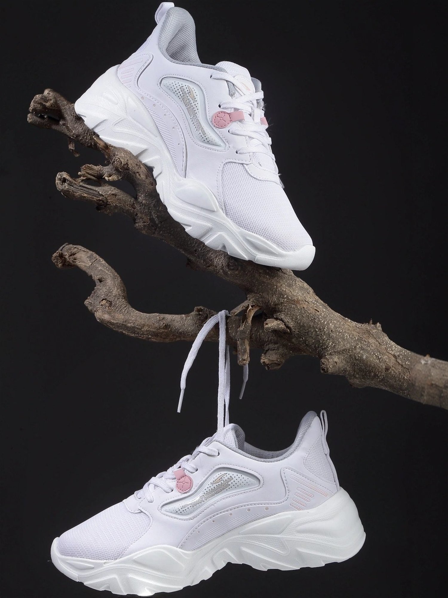 Asian Women's White Running Shoes