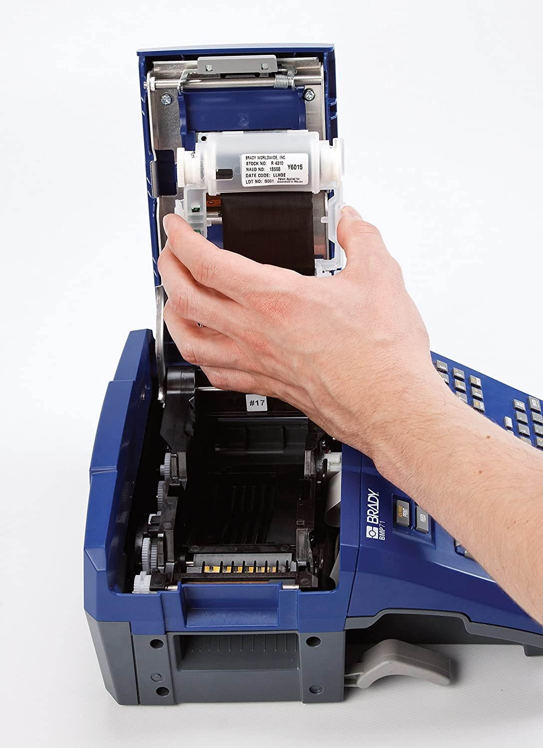 Brady B71 Series R6000 Printer Ribbon (M71-R6000) - Black - 150' Length, 2" Width