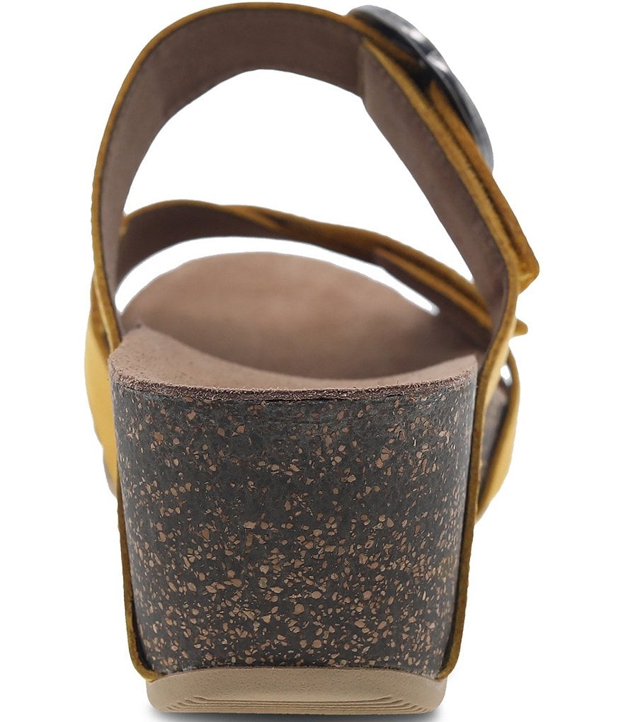 Dansko Susie Leather Slide Wedge Sandals