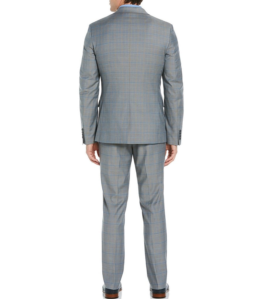 Perry Ellis Slim-Fit Tonal Plaid Suit Separates Jacket