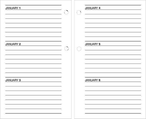 AT-A-GLANCE E717R-50 Recycled Desk Calendar Refill, 3 1/2 X 6, White, 2017