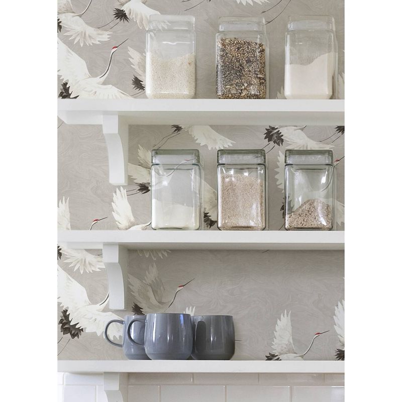 NuWallpaper Halcyon Peel & Stick Wallpaper Gray