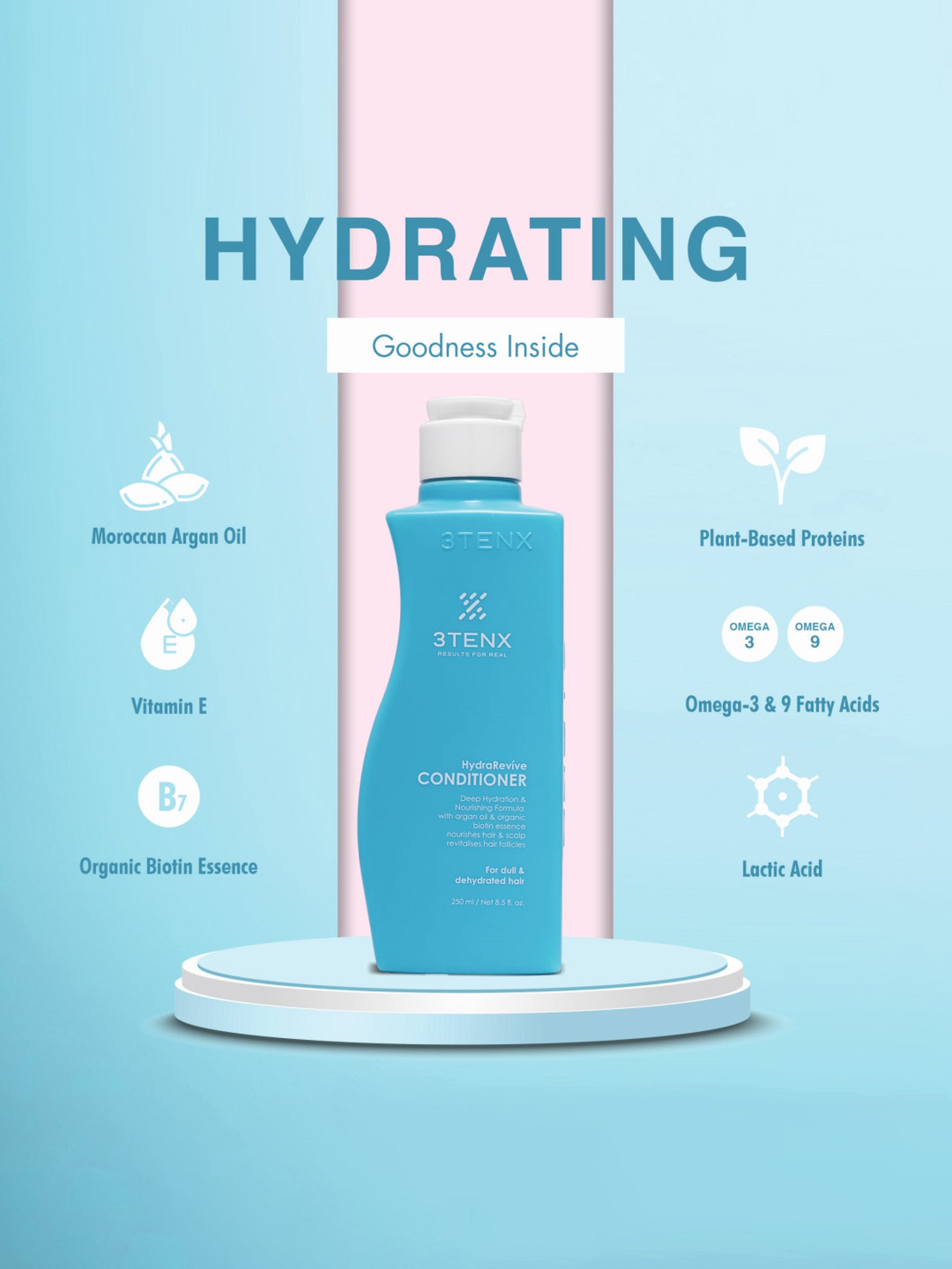 3TENX Hydrarevive Conditioner - 250 ml