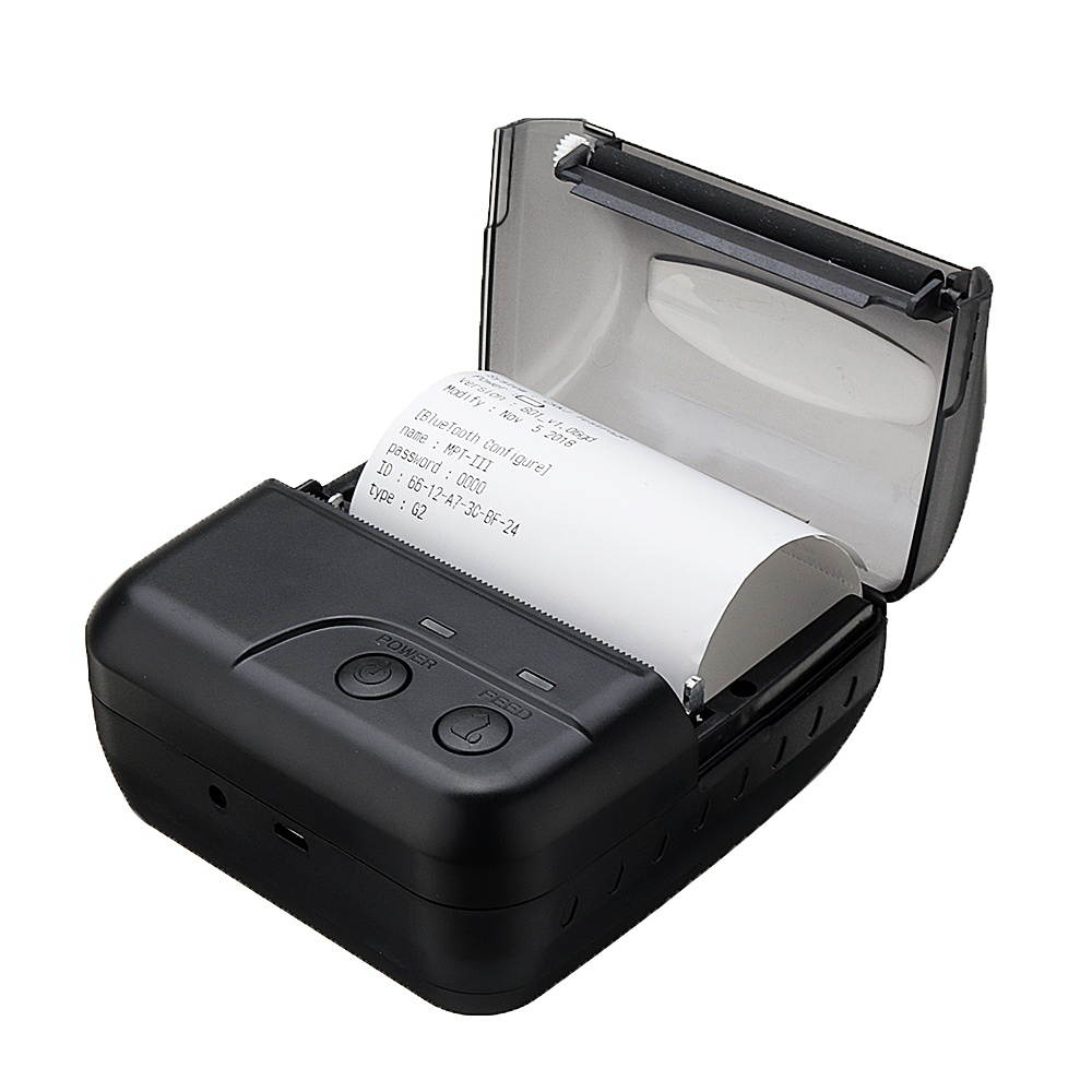58mm Thermal Receipt Printer Portable Mini Wireless Thermal Printer USB Receipt Bill Ticket POS Printing for iOS Android Windows Compatible with ESC/POS/Star Print Commands Set