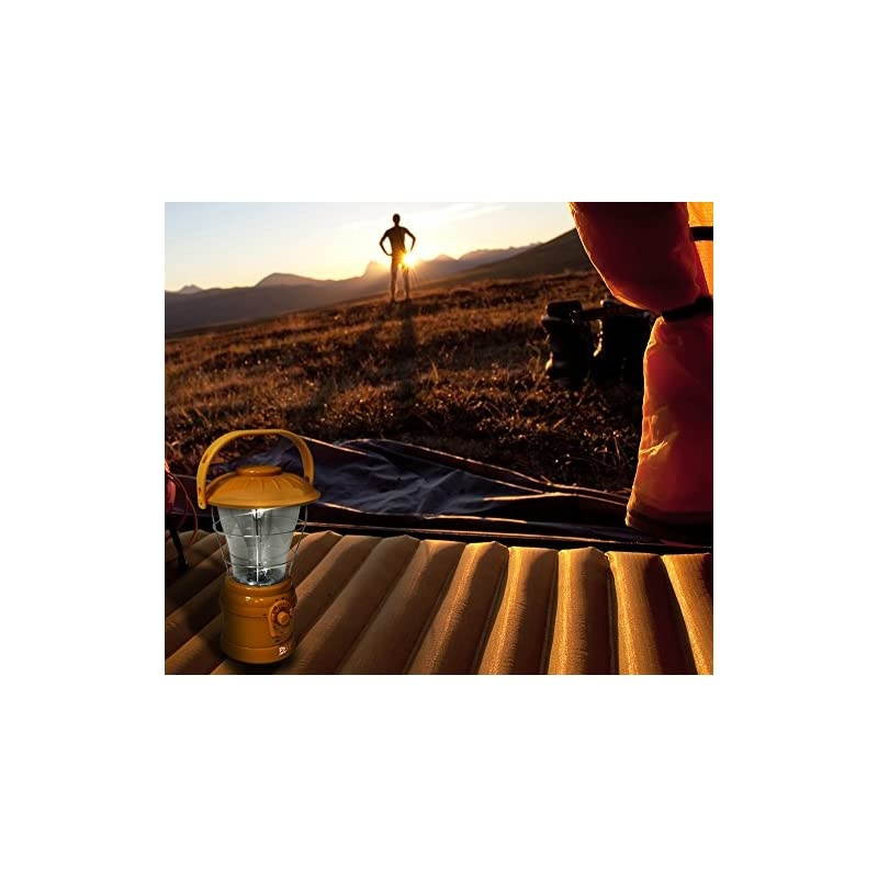 Portable Multifunctional Hand Crank Lantern - Portable Battery Operated Radio Lamp with AM/FM Radio, Speaker, Powered by AA Batteries, Rechargeable Battery, Power Hand Crank Recharger -  PSDNL22YL