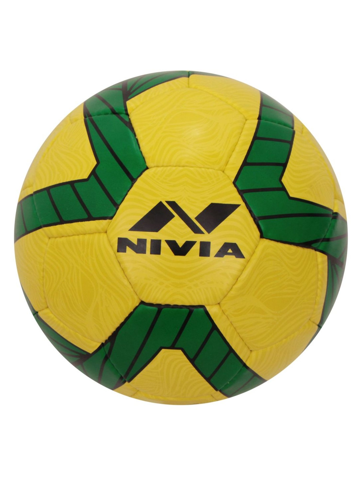 Nivia Kross World Brazil Yellow & Green Football (Size-5)