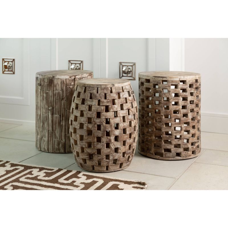 Elyse Round Outdoor Patio Garden Stool - Balkene Home