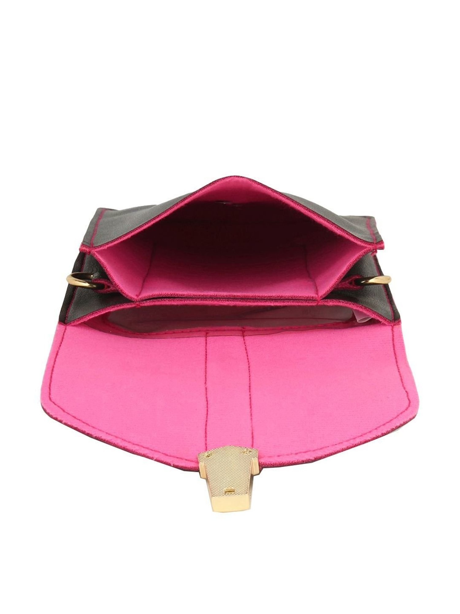 Spice Art Black Solid Mobile Pouch