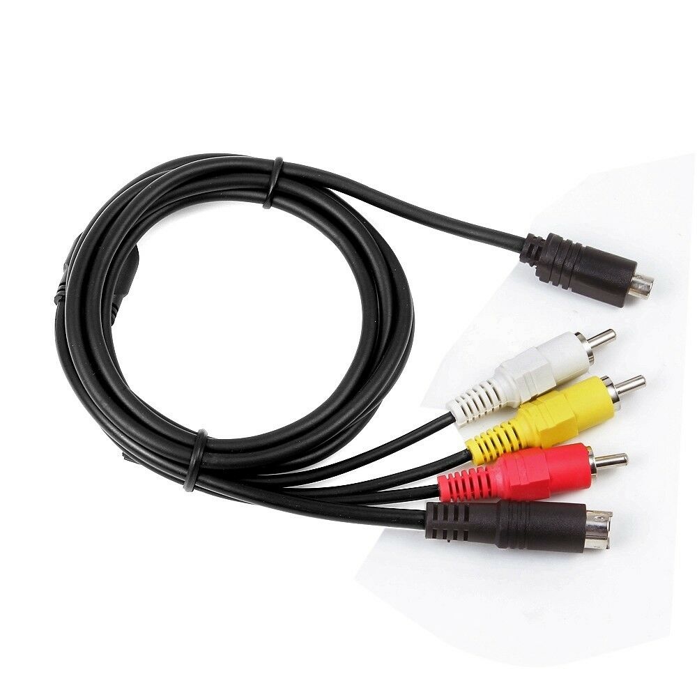 AV Audio Video TV Cable Cord Wire For  Handycam DCR-DVD650 Camcorder Camera