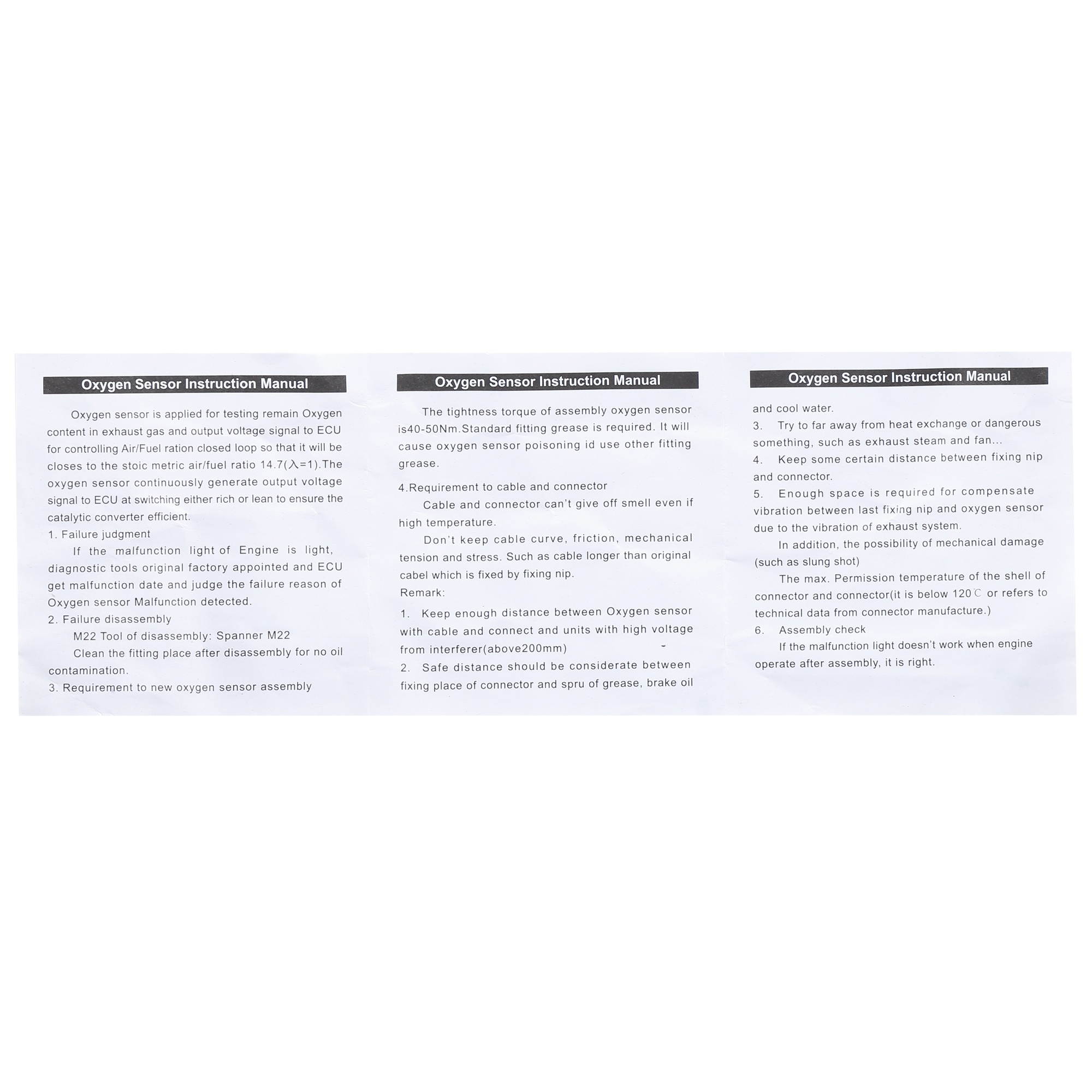 Air Fuel Ratio O2 Oxygen Sensor Downstream for Suzuki for Chevrolet 96419957 250-24691