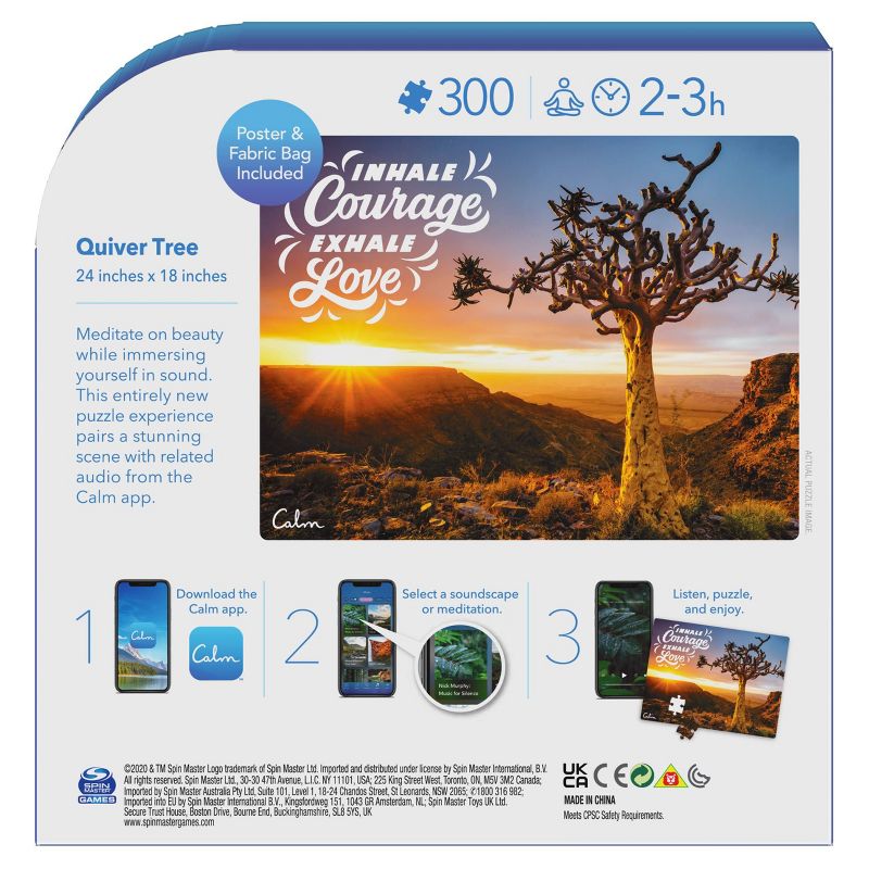 Spin Master Calm App: Quiver Tree Jigsaw Puzzle - 300pc
