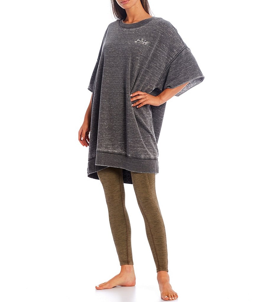 Karen Kane Short Sleeve Tie-Dye Hoodie