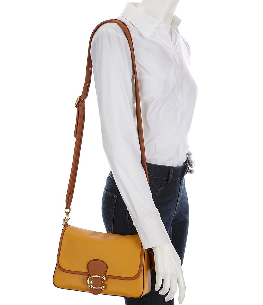 COACH Colorblock Soft Leather Tabby Shoulder Bag