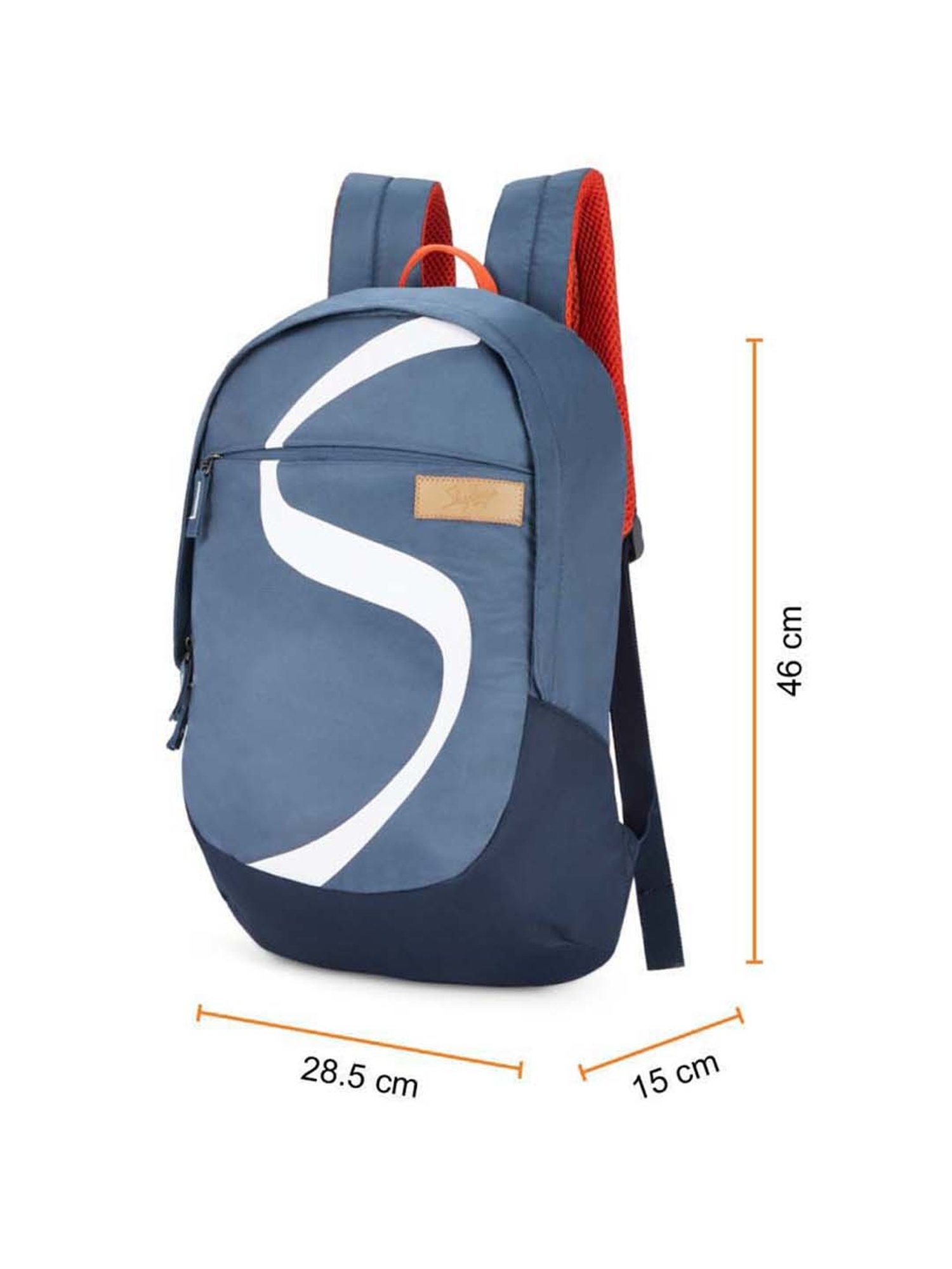 Skybags 17 Ltrs Blue Medium Backpack