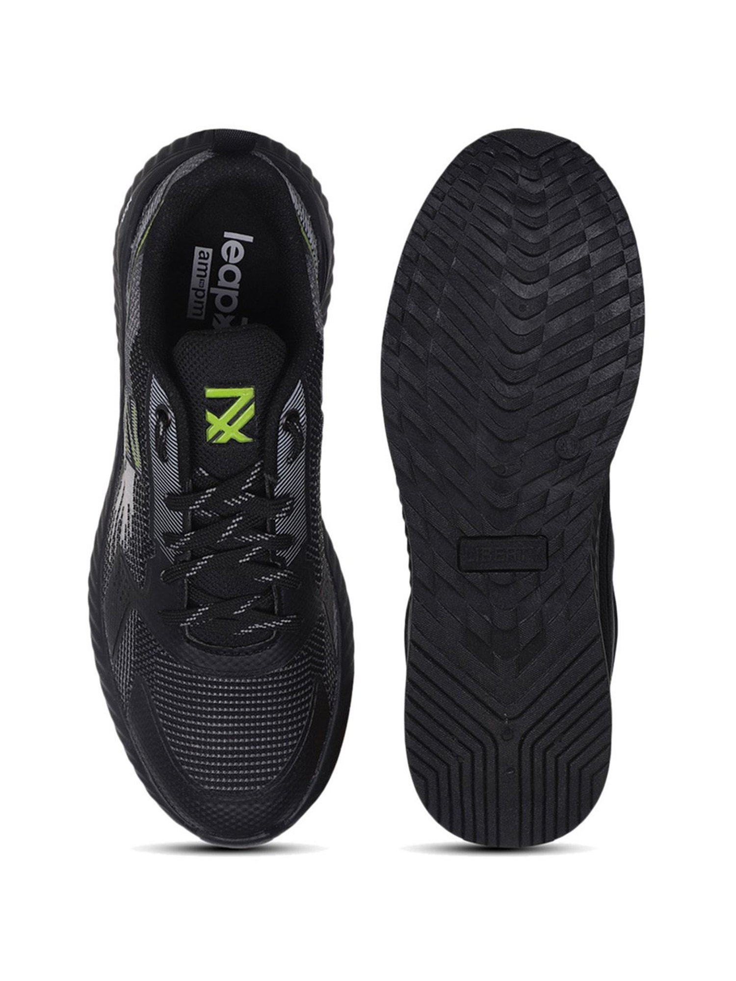 Leap7X by Liberty Men's NITSOFT-1E Black Running Shoes