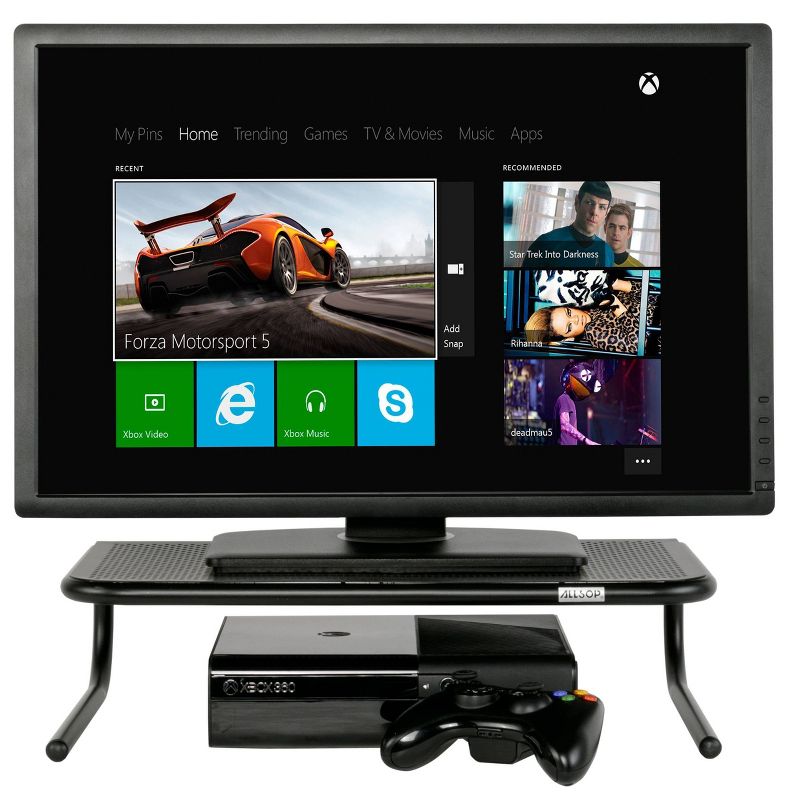 Allsop Monitor Stand Metal Art - Black (30336)