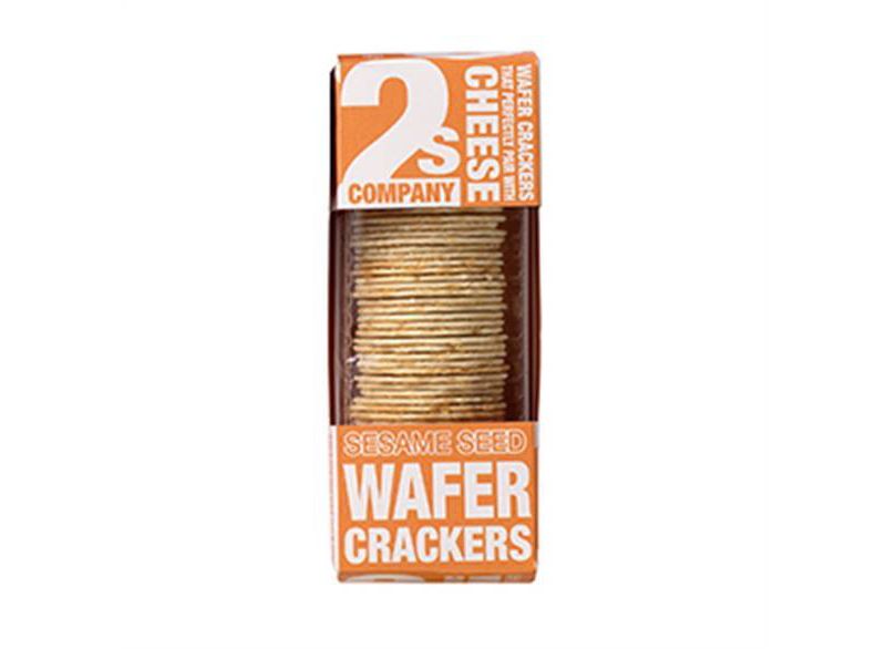 2's Company Sesame Waffer Crackers - 3.5oz