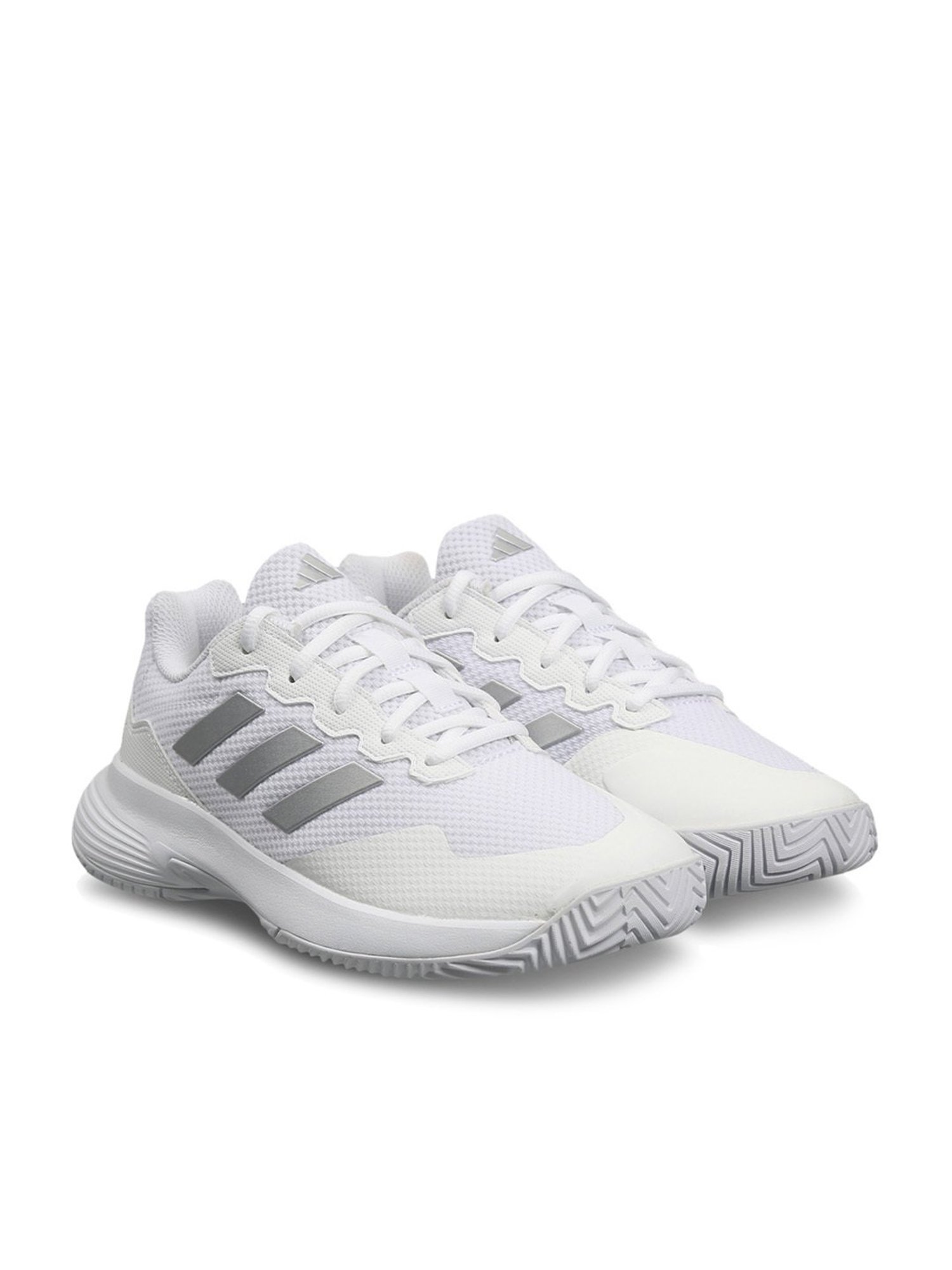 Adidas Women's GameCourt 2 White Tennis Shoes