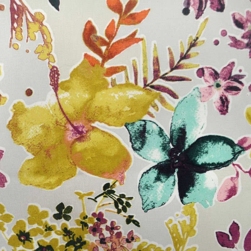 72"x72" Garden Party Cotton Fabric Shower Curtain - Nicole Miller