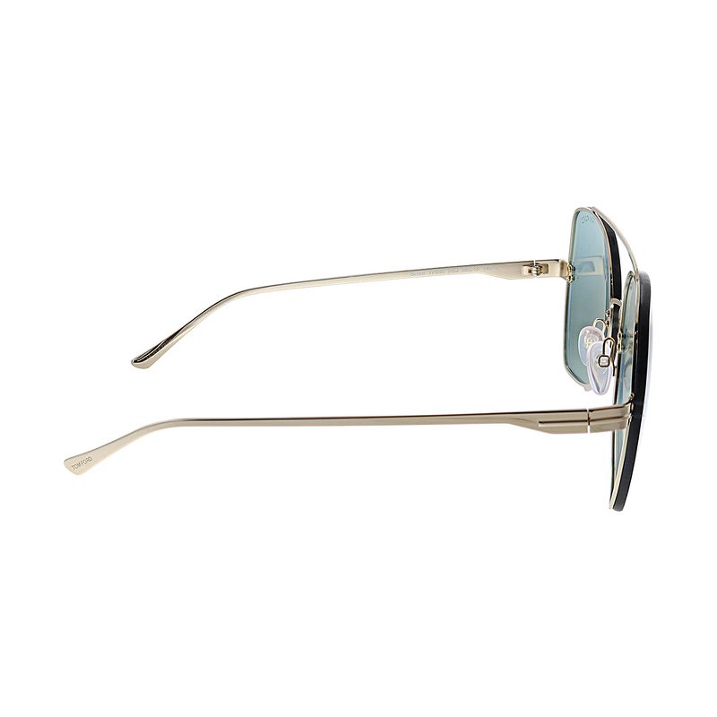 Kate Spade Low Bridge Fit Jenilee/F/S S5A Womens Square Sunglasses Blue Tortoise 57mm