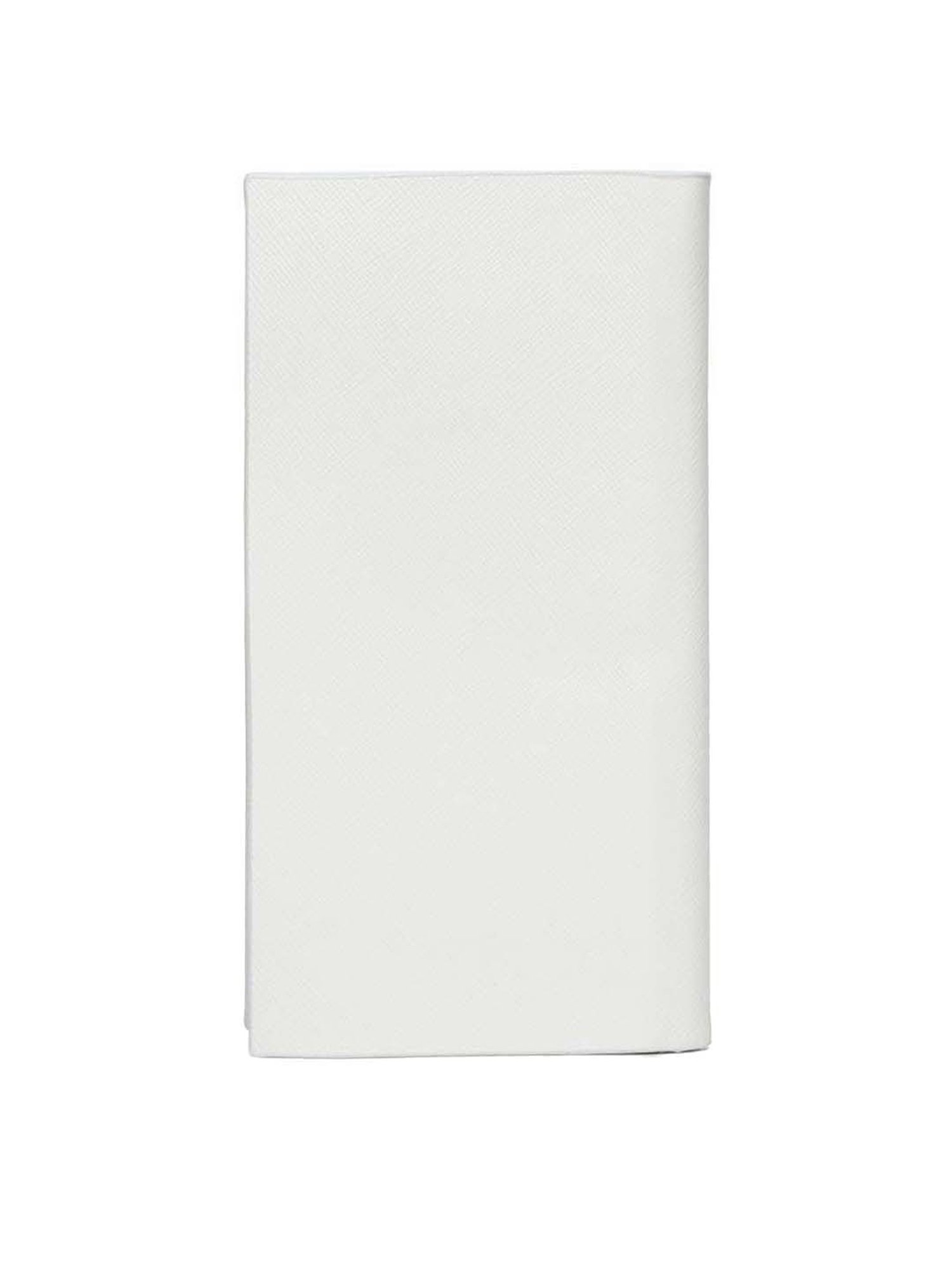 KLEIO White Solid Zip Around Wallet for Women