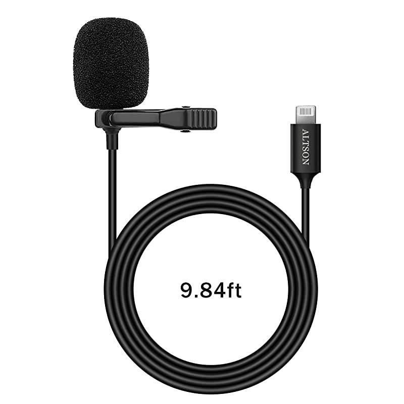 UltraCompact Clip Omnidirectional iPhone Microphone for iPhone78xrxs11PlusProiPadiPod for PodcastYouTubeInterviewVlogVideoLecture Recording Mini Microphone for iPhone98ft