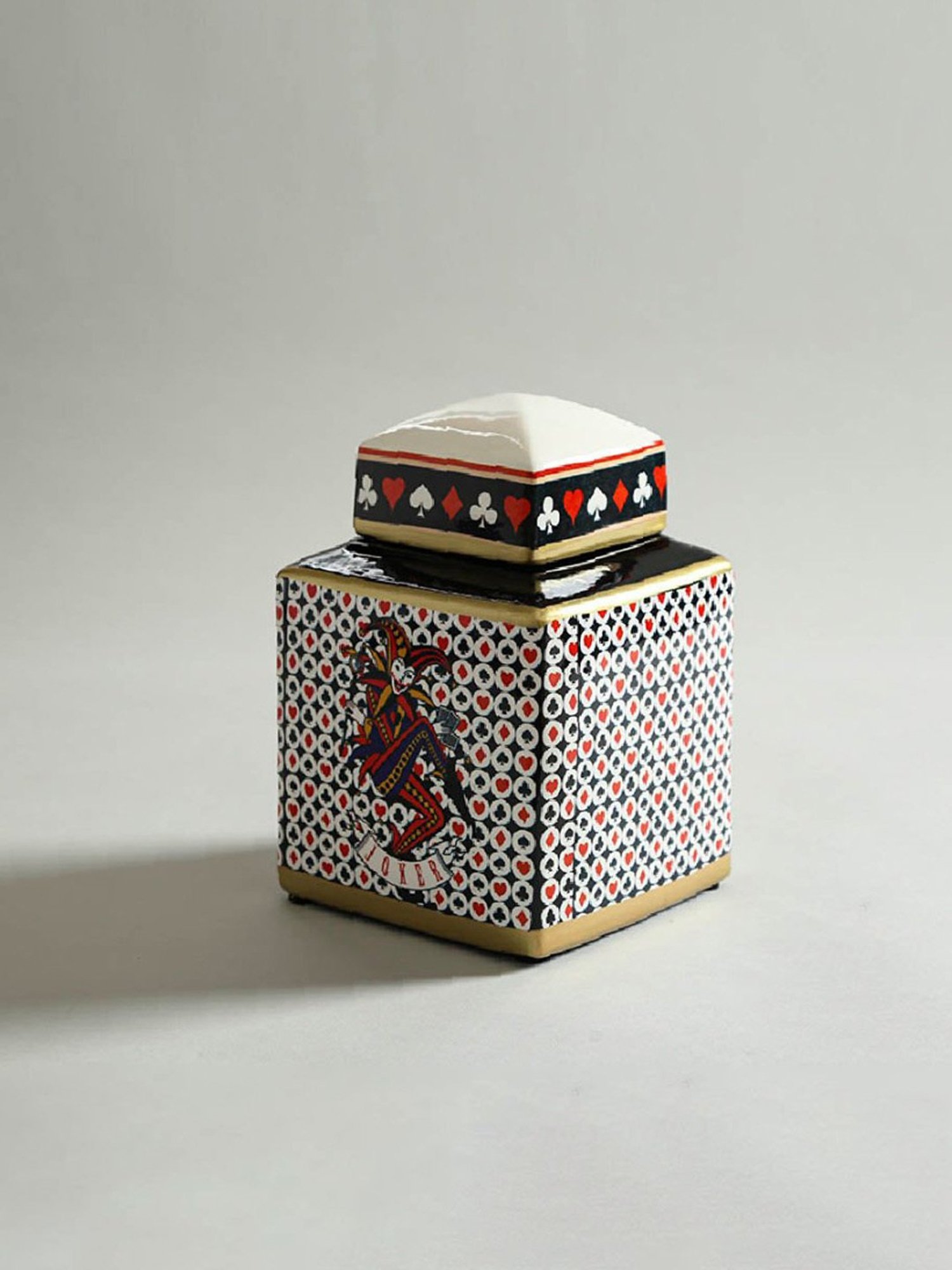 Home4U Multicolor Porcelain Suanne Jar