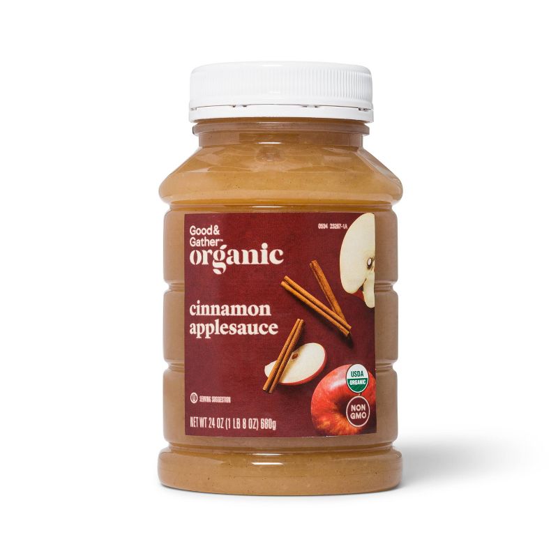 Organic Cinnamon Applesauce - 24oz - Good & Gather™