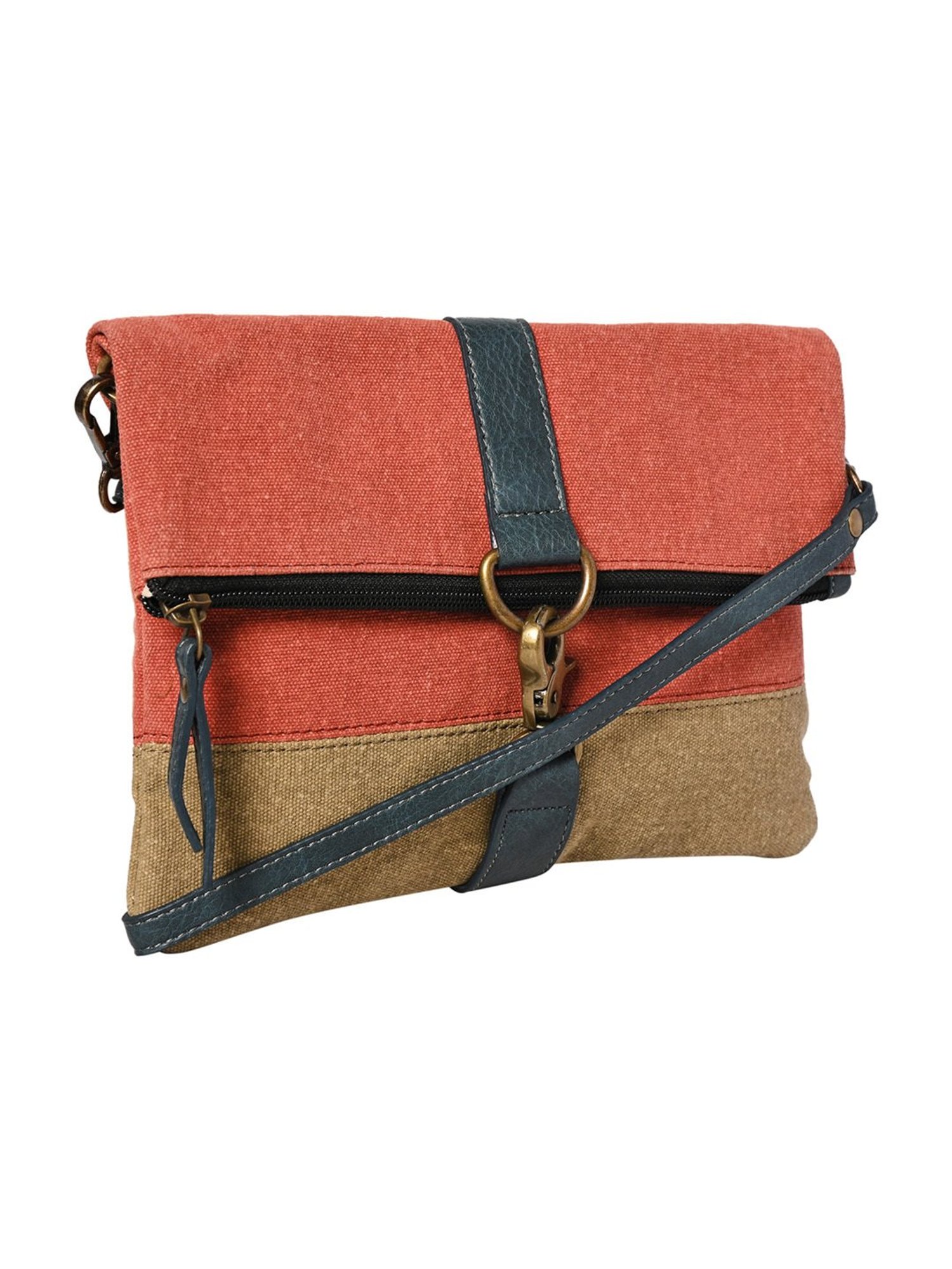 Mona B Burnt Orange Finley Small cross body bag