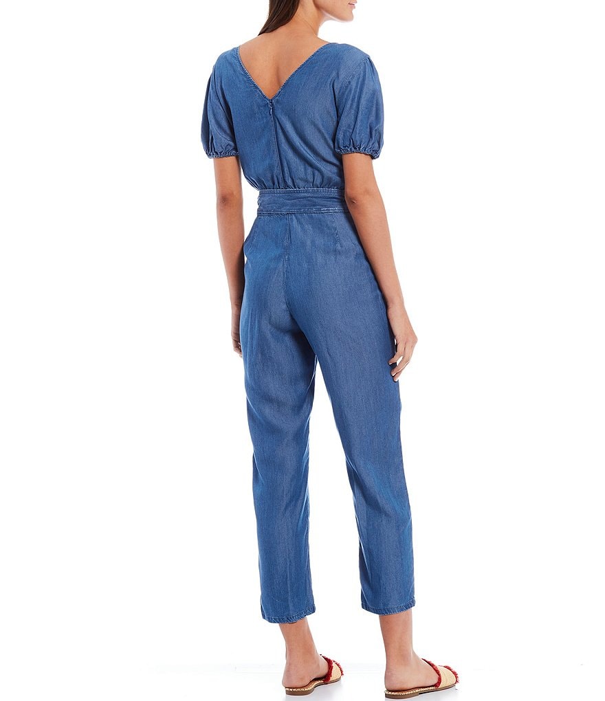 Every Stripe Long Sleeve Button Front Romper