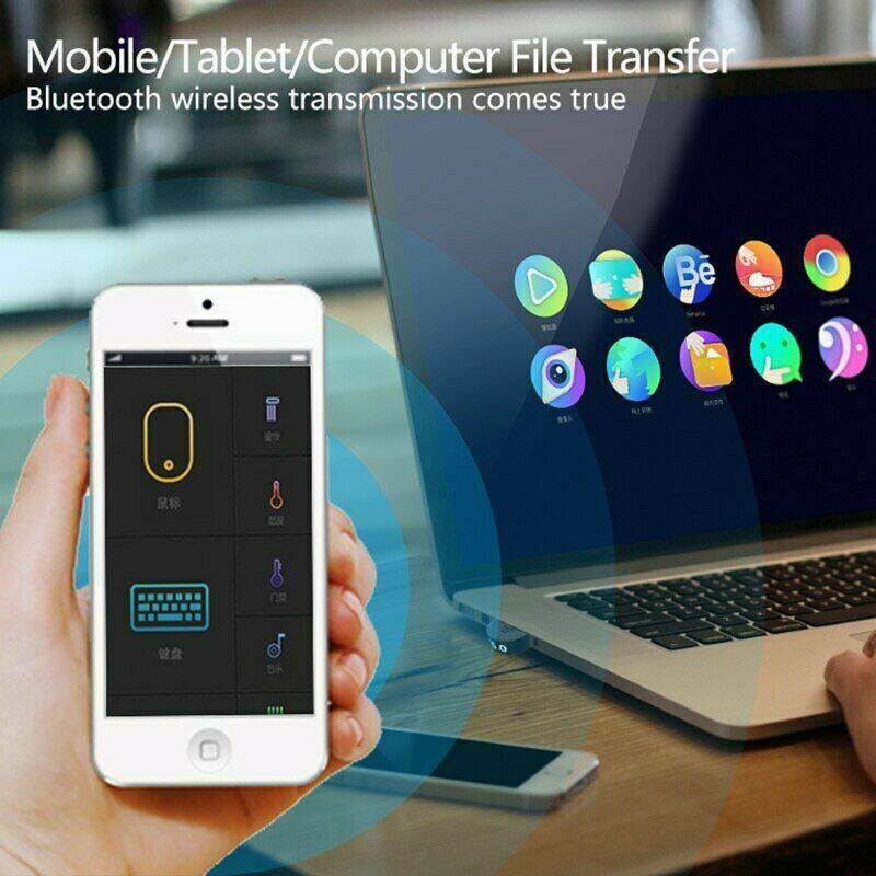 USB Bluetooth 5.0 Adapter Dongle, Wireless Bluetooth Transmitter Receiver for PC Windows Computer Laptop for Bluetooth Speaker, Headset, Keyboard, Mouse, Game Controller