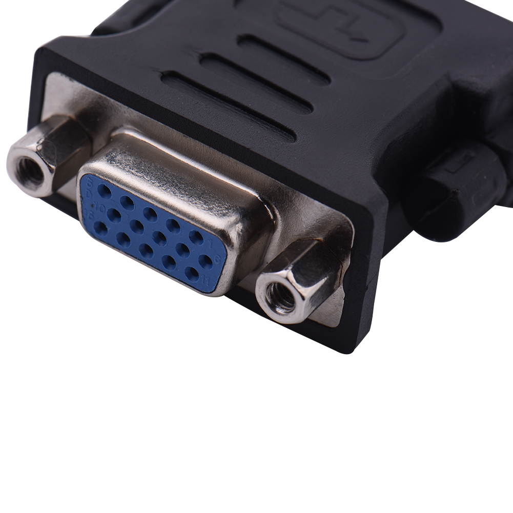 DVI 24 5 Pin DVI Male to VGA Female Video Converter Adapter for PC laptop