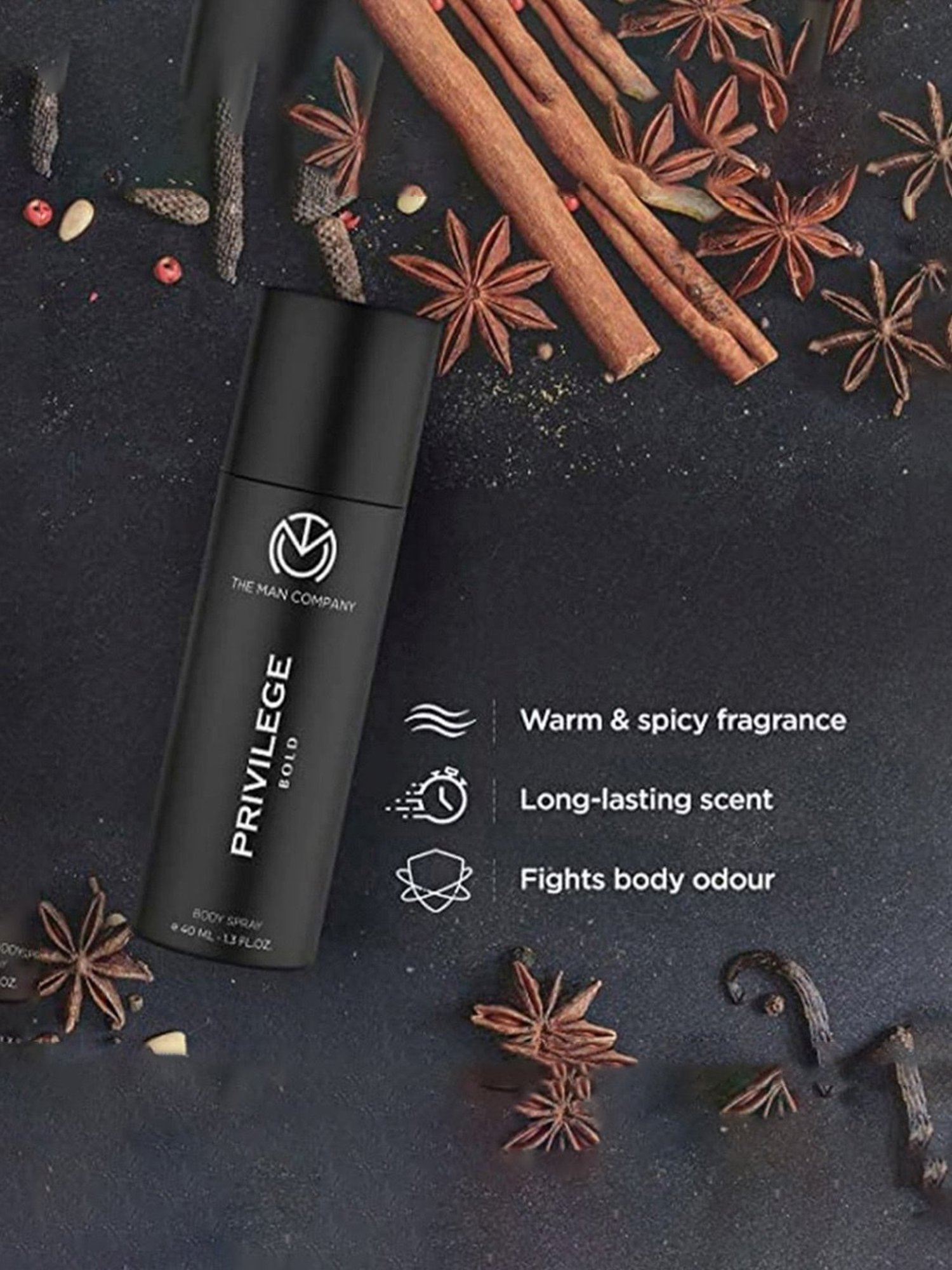 THE MAN COMPANY Privilege Bold Body Spray Set for Men & Women