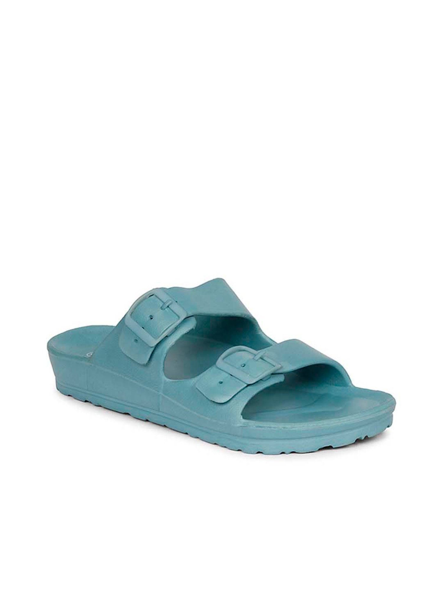 Mozafia Men's Peacock Bue Casual Sandals