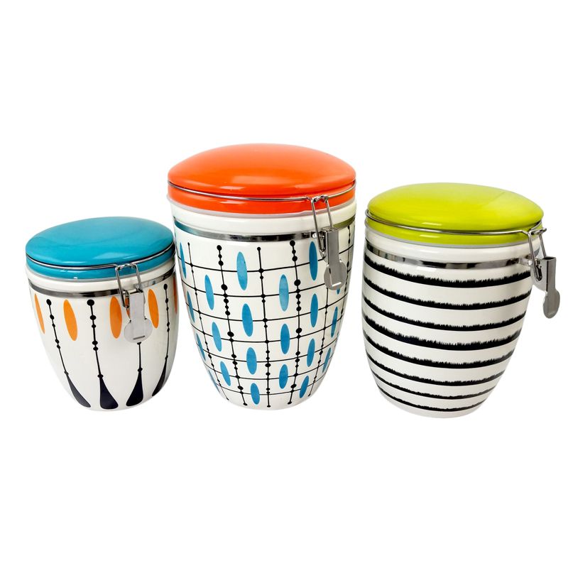 Studio California Luminescent Mix 3 Piece Canister Set