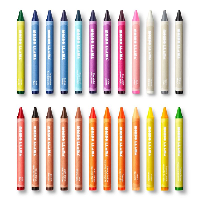 24ct Crayons Classic Colors - Mondo Llama™