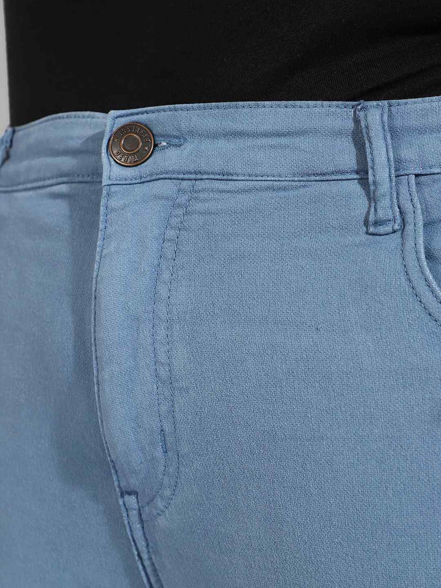 Instafab Plus Blue Regular fit Plus Size Jeans