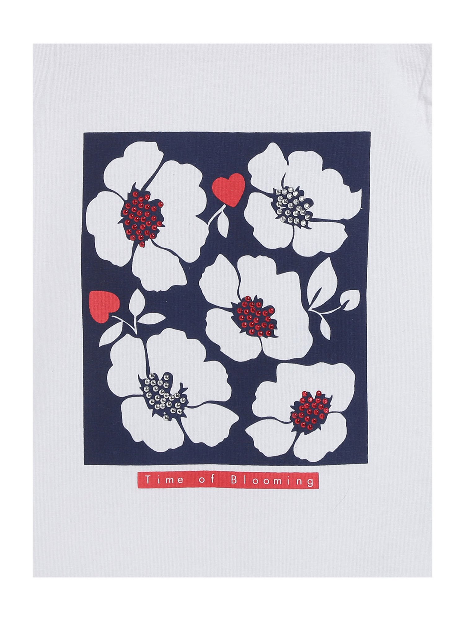 Chicco Kids White Printed Top