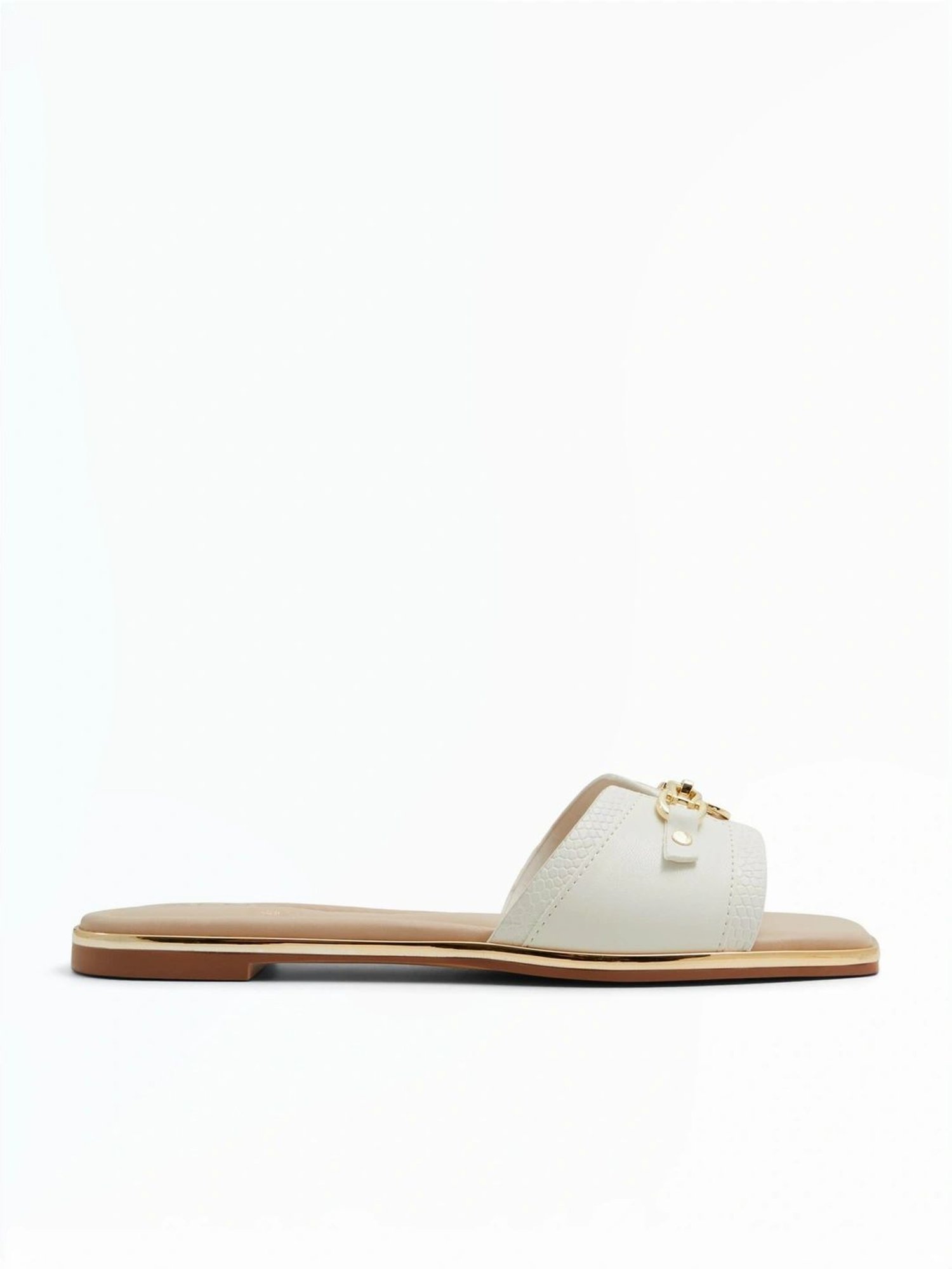 Bagatt Women's Cesena Beige Ankle Strap Sandals