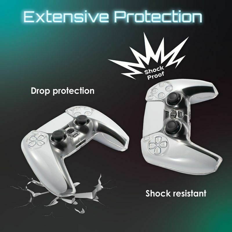 Insten Clear Protective Hard Case Cover for  Playston PS5 Controller