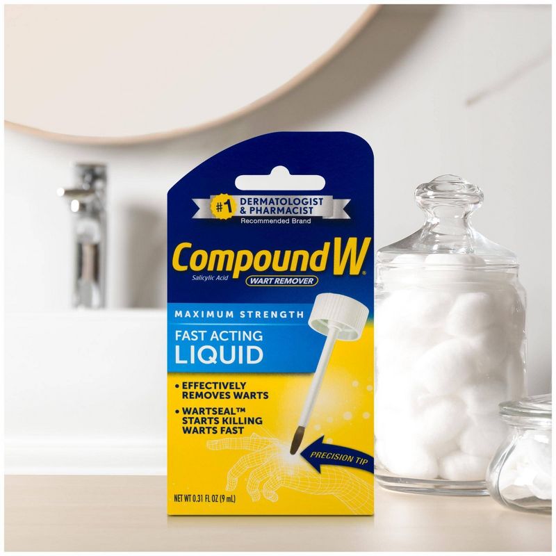Compound W Maximum Strength Fast Acting Liquid Wart Remover - 0.31 fl oz