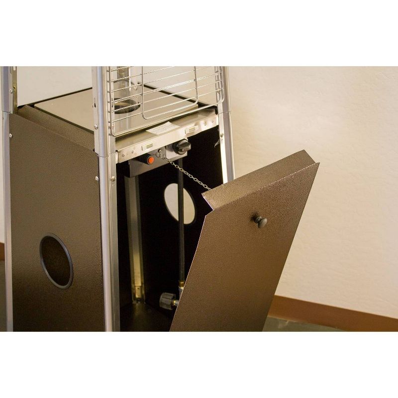 Portable Hammered Finish Patio Heater - Golden Bronze - AZ Patio Heaters