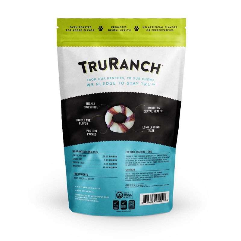 TruRanch Tenderloin Rings Beef Dog Treats - 2ct