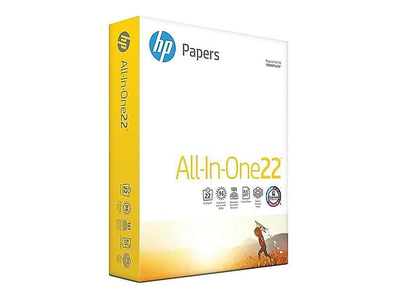 HP All-In-One22 8.5" x 11" Multipurpose Paper 22 lbs 96 Brightness 397603