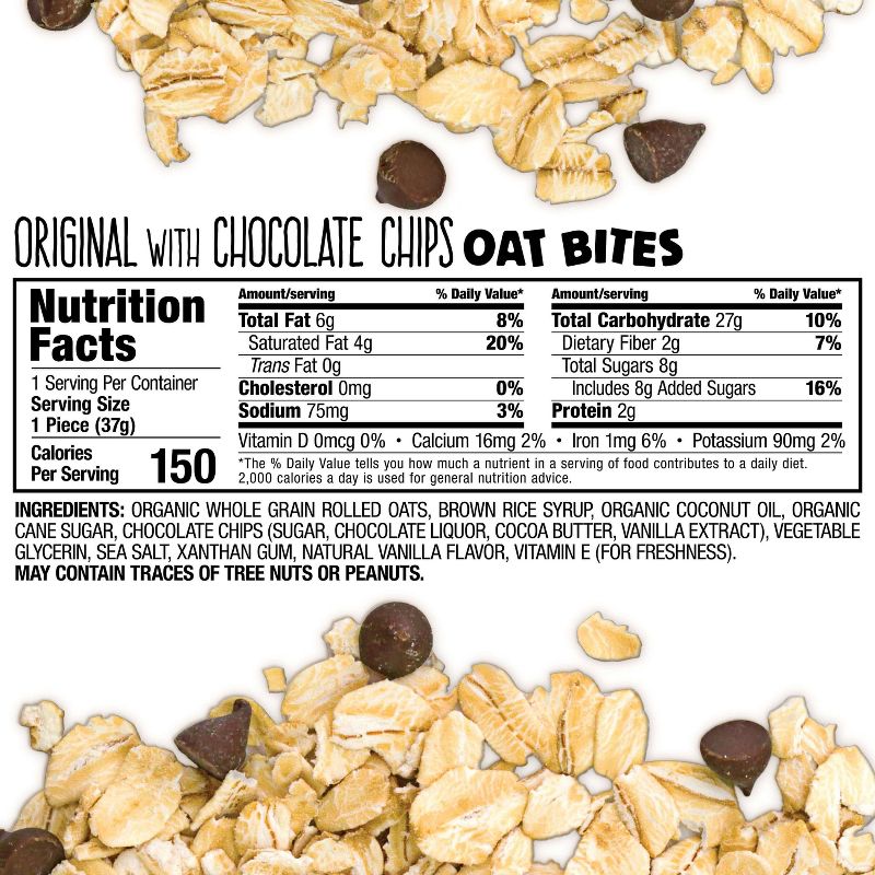 Bobo's Original with Chocolate Chips Bites - 6.5oz