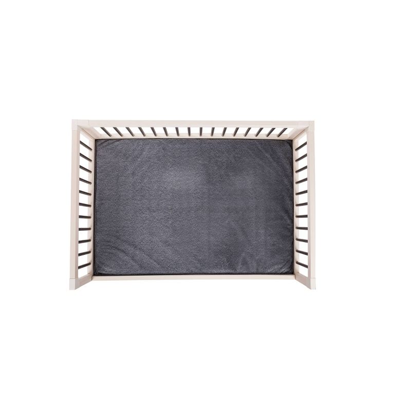 ECOFLEX Raised Dog Bed with Memory Foam Cushion - Antique White - Large