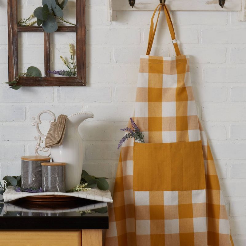 Gallerie II Skeleton Pattern Full Apron